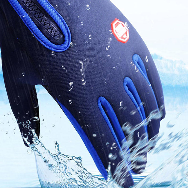 Premium Neue Winterhandschuhe : Touchscreen, wasserdicht, Motorrad, Fahrrad, Outdoor-Sport, Ski, Warm mit Samt