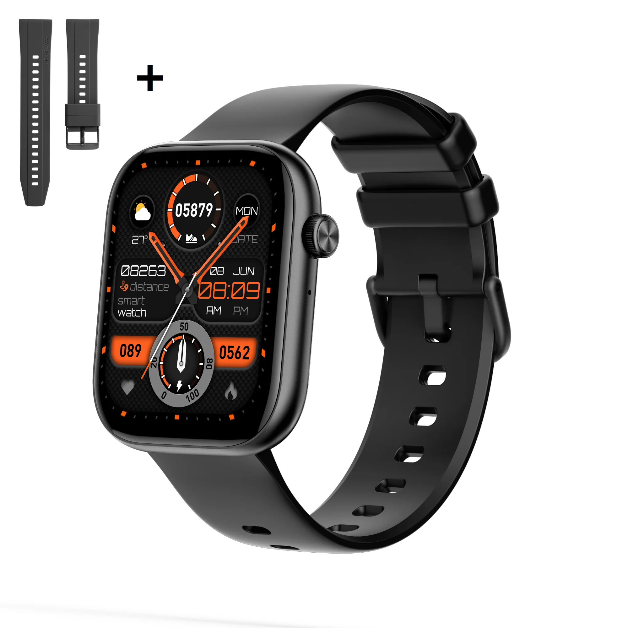 Premium Smartwatch Unisex – Fitnessuhr mit KI, Sprachanrufen, EKG, Blutzuckermessung, Gesundheitsüberwachung, IP68 wasserdicht, Schrittzähler, Puls- & Schlafmonitor, Benachrichtigungen & Sprachassistent – Für Damen & Herren