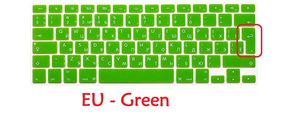 Premium Tastaturschutz-Skin für Macbook Air/Pro/M3/M2/M1: 16,14,13-inch | 2024/2023/2022/2020 Series Hochwertige Tastatur-Abdeckung