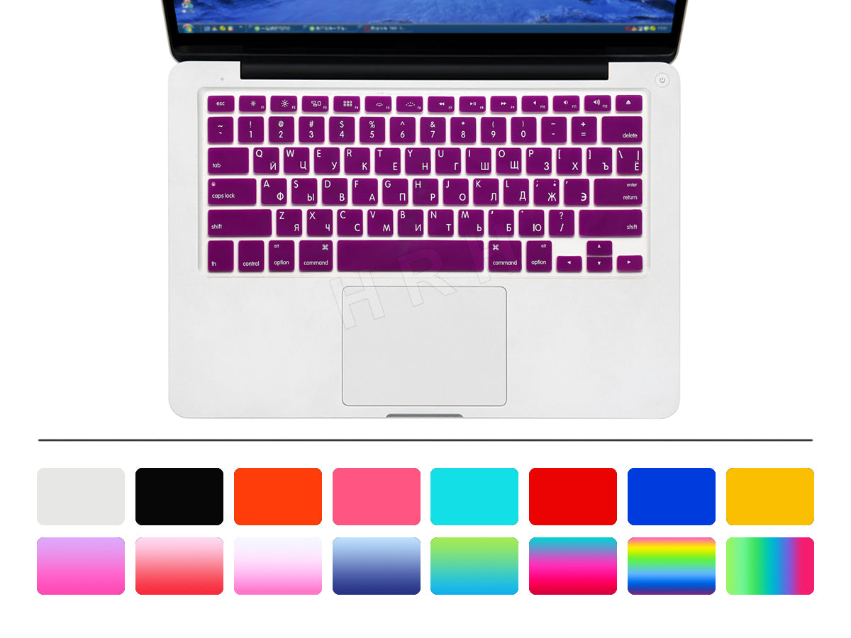 Premium Tastaturschutz-Skin für Macbook Air/Pro/M3/M2/M1: 16,14,13-inch | 2024/2023/2022/2020 Series Hochwertige Tastatur-Abdeckung