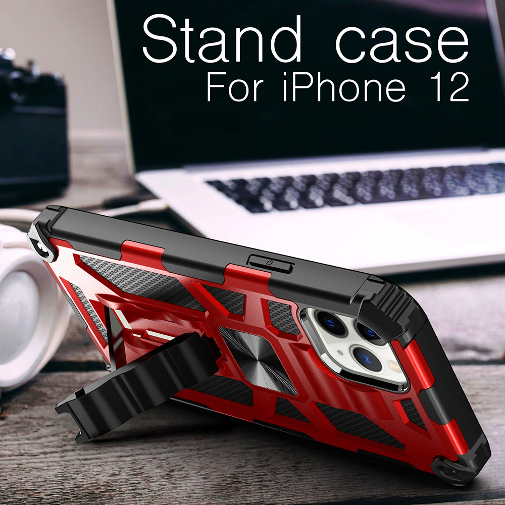 Hochwertige Hybrid-Militärpanzerung iPhone-Hülle MagSafe