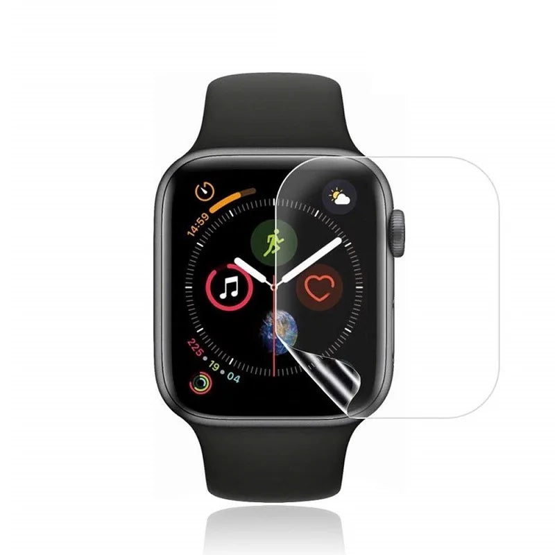 Displayschutzfolie für Apple Watch 44mm 40mm 45mm 41mm 38mm 42mm iWatch 6 SE 5 4 | Hochwertige HD Glasfolie, Schutzfilm