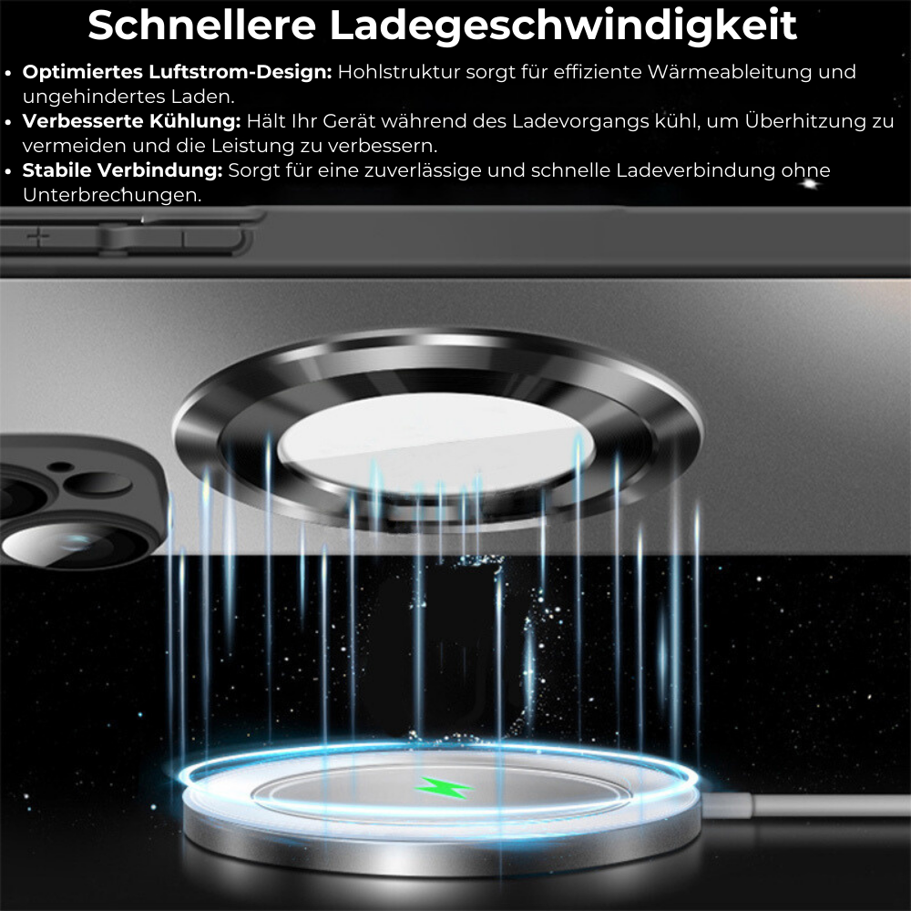 Hochwertige Matte Magnetische iPhone-Hülle mit MagSafe Case für Apple iPhone 17/17 Air, 16/16e, 15, 14, 13 Pro Max Plus | Glasobjektiv-Kameraschutzabdeckung, Panzer-Schutzhülle, Stoßfest und Stilvolle Handyhülle | Tasche in limitierter Auflage