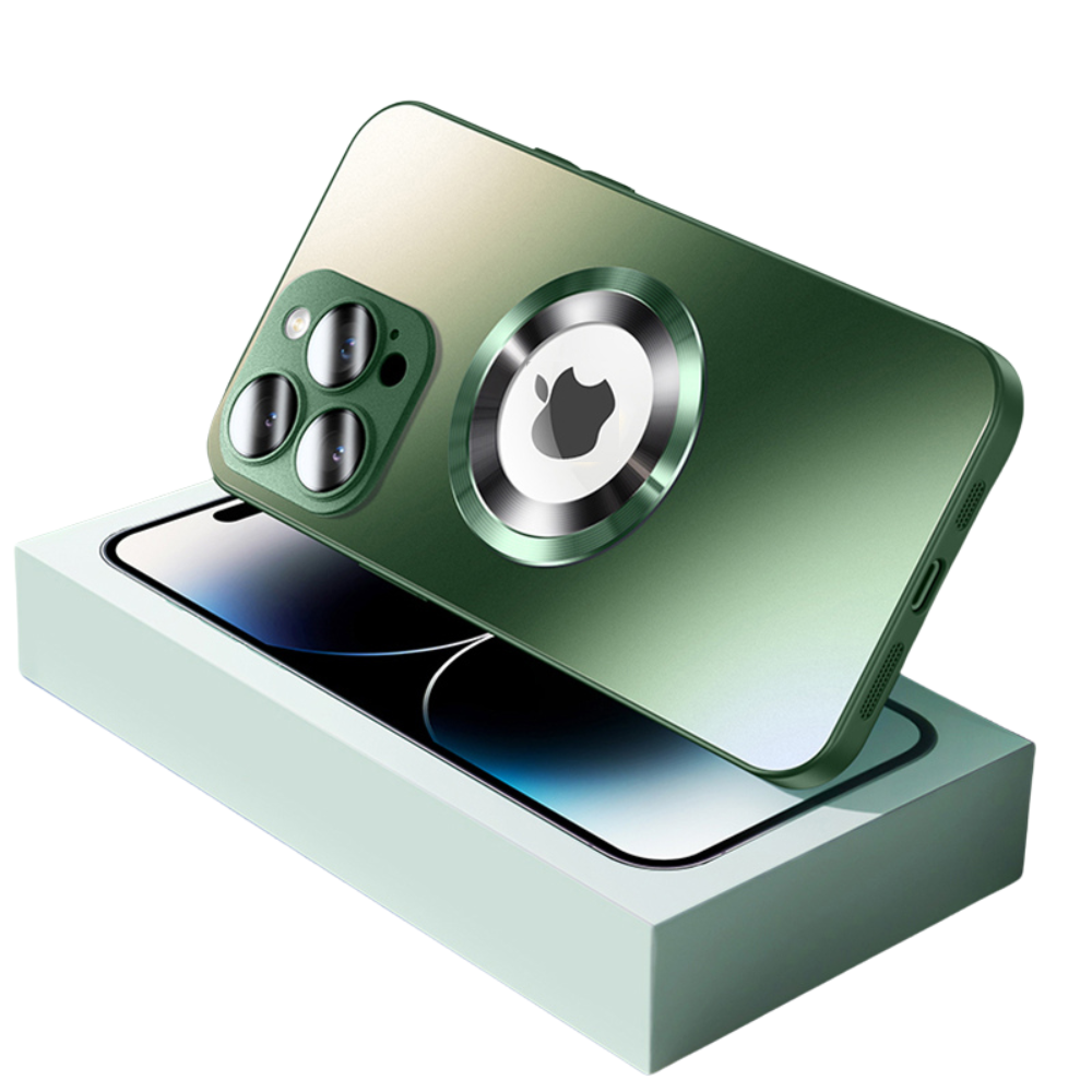 Hochwertige Matte Magnetische iPhone-Hülle mit MagSafe Case für Apple iPhone 17/17 Air, 16/16e, 15, 14, 13 Pro Max Plus | Glasobjektiv-Kameraschutzabdeckung, Panzer-Schutzhülle, Stoßfest und Stilvolle Handyhülle | Tasche in limitierter Auflage