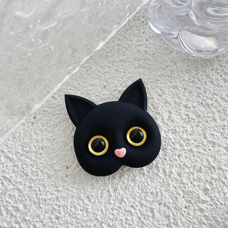 Luxury Air Sac Telefon Halter Griptok Kawaii 3D Katze Handy Finger Ring | Stand Grip Tok Handy Zubehör iPhone | Stylischer