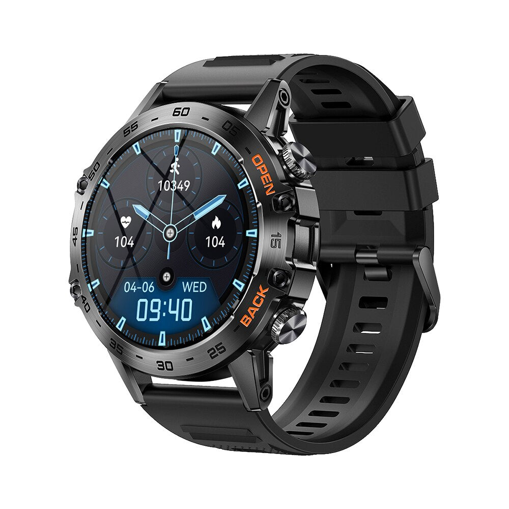 Luxus 1.39" Bluetooth Anruf Smartwatch Männer Sport Fitness Uhren | IP68 Wasserdichte Smartwatch für Xiaomi Android iOS K52
