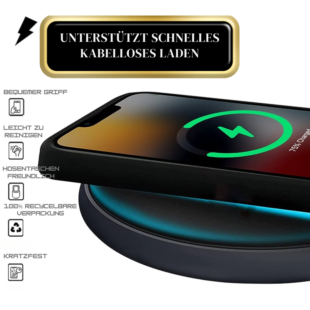 Premium Robustes Militärpanzer Apple iPhone Hülle | Militärqualität, 360° Schutz, Kamera- und Bildschirmschutz, Drehbarer Ständer, Kartenfach & MagSafe, Stoßfeste Abdeckung | Panzerhülle Outdoor & Baustellen | Armor Handyschutzhülle, Sturzsicheres Cover