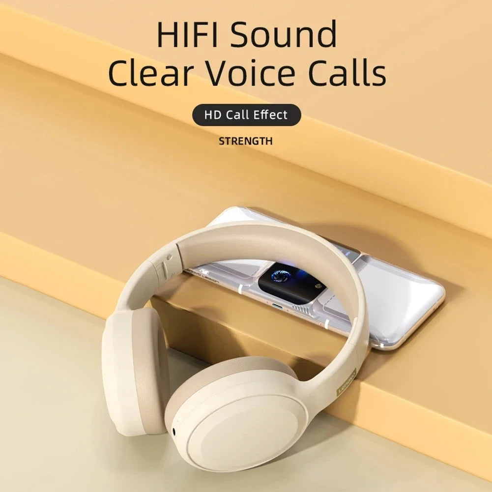 Hochwertiges Lenovo TH30 Drahtlose Kopfhörer Bluetooth 5.3 - Faltbar Gaming Headset Sport Kopfhörer mit Mic - Musik Earbuds