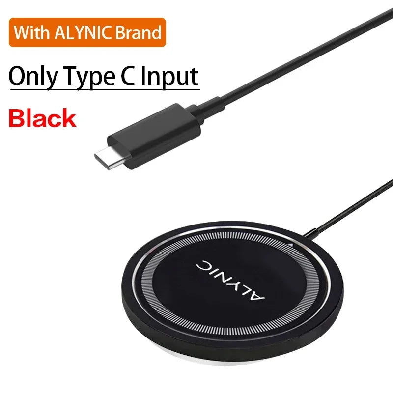 Premium 30W magnetisches kabelloses Ladegerät für Magsafe, Apple iPhone USB-A, PD – schnelles kabelloses Ladegerät, Ständer