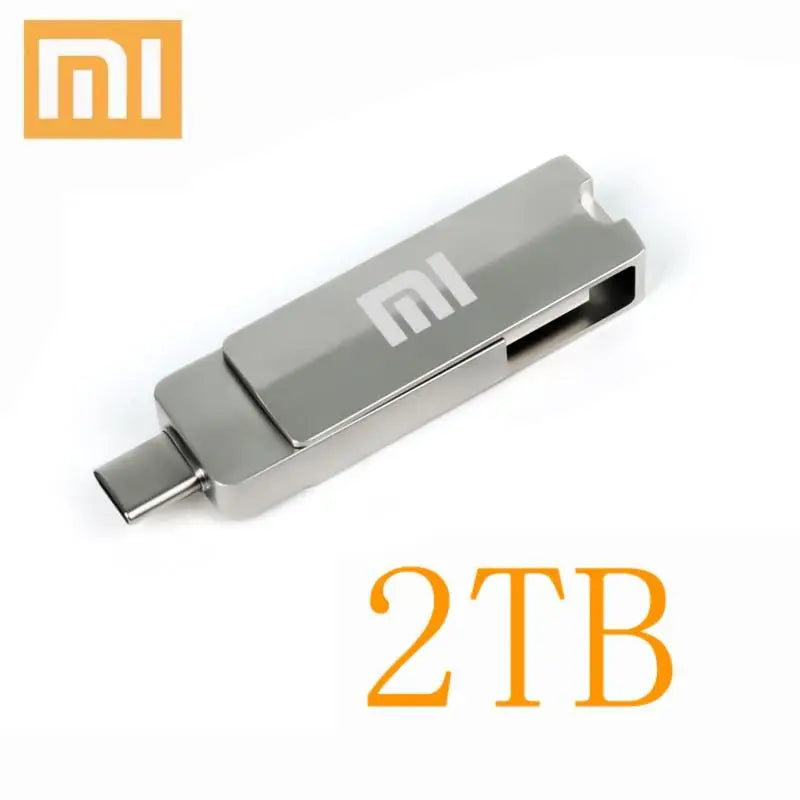Premium Xiaomi U-Disk 2TB 1TB USB 3.1 Type-C Interface 256GB 128GB 512GB Mobile Computer Data Transfer Portable USB Storage