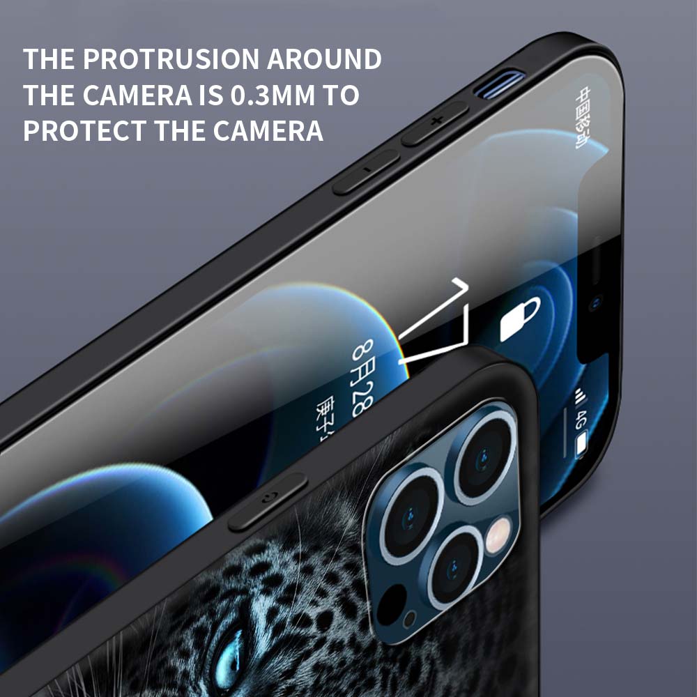 Hochwertige iPhone-Hülle mit Tierdesigns: Wolf, Hund, Katze, Vogel, Löwe, Tiger | MagSafe-kompatibles Case mit Kameralinsenschutz | Premium Hardcase für Apple iPhone 17/17 Air, 16/16e, 15, 14, 13 Pro Max Plus Cover | Stoßsichere Handyhülle & Panzertasche