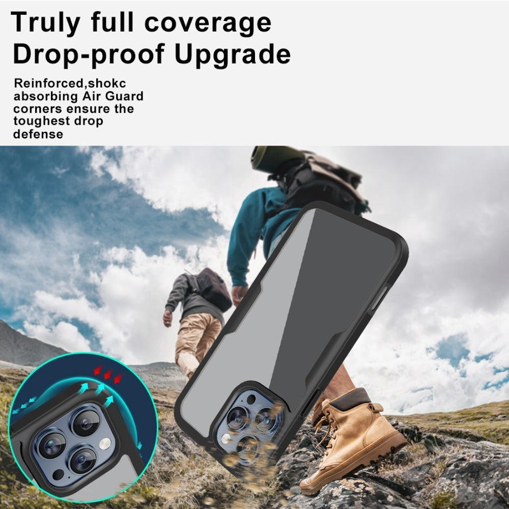 Hochwertige Transparente 360 Grad Silikon-Schutz iPhone Hülle mit MagSafe | Rundumschutz und Kameralinsenschutz für Apple iPhone 17/17 Air, 16/16e, 15, 14, 13 Pro Max Plus Cover | Panzertasche und Stoßstangenabdeckung | Hochwertige Handyhülle