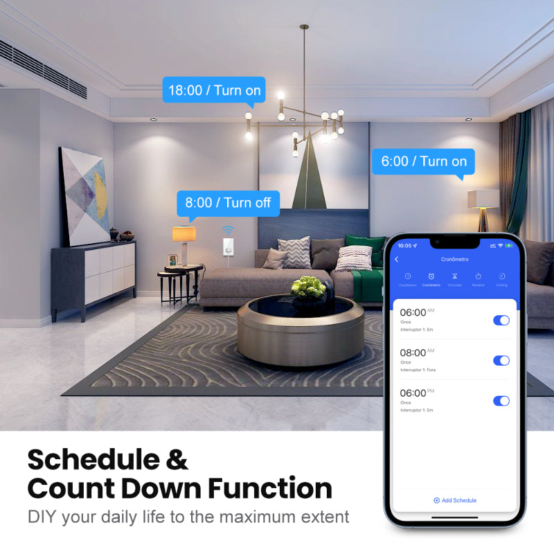 Premium WiFi Lichtschalter Touch Sensor Smart Switch App Fernbedienung