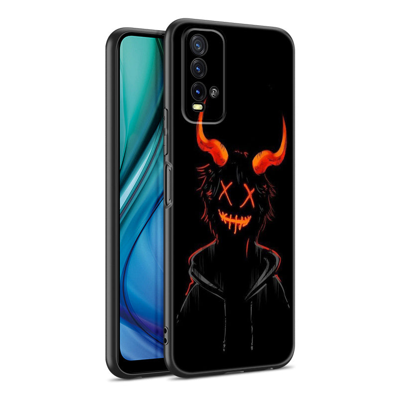 Premium Robuste Teufel Bad Boy Design iPhone Hülle | MagSafe-Case mit Rundumschutz & Kameralinsenschutz für Apple iPhone 17/17 Air, 16/16e, 15, 14, 13 Pro Max Plus Cover | Stoßfeste Handyhülle mit Panzertasche & Stoßstangenabdeckung