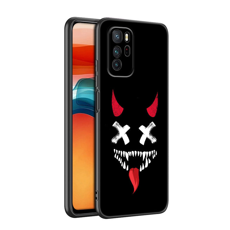 Premium Robuste Teufel Bad Boy Design iPhone Hülle | MagSafe-Case mit Rundumschutz & Kameralinsenschutz für Apple iPhone 17/17 Air, 16/16e, 15, 14, 13 Pro Max Plus Cover | Stoßfeste Handyhülle mit Panzertasche & Stoßstangenabdeckung