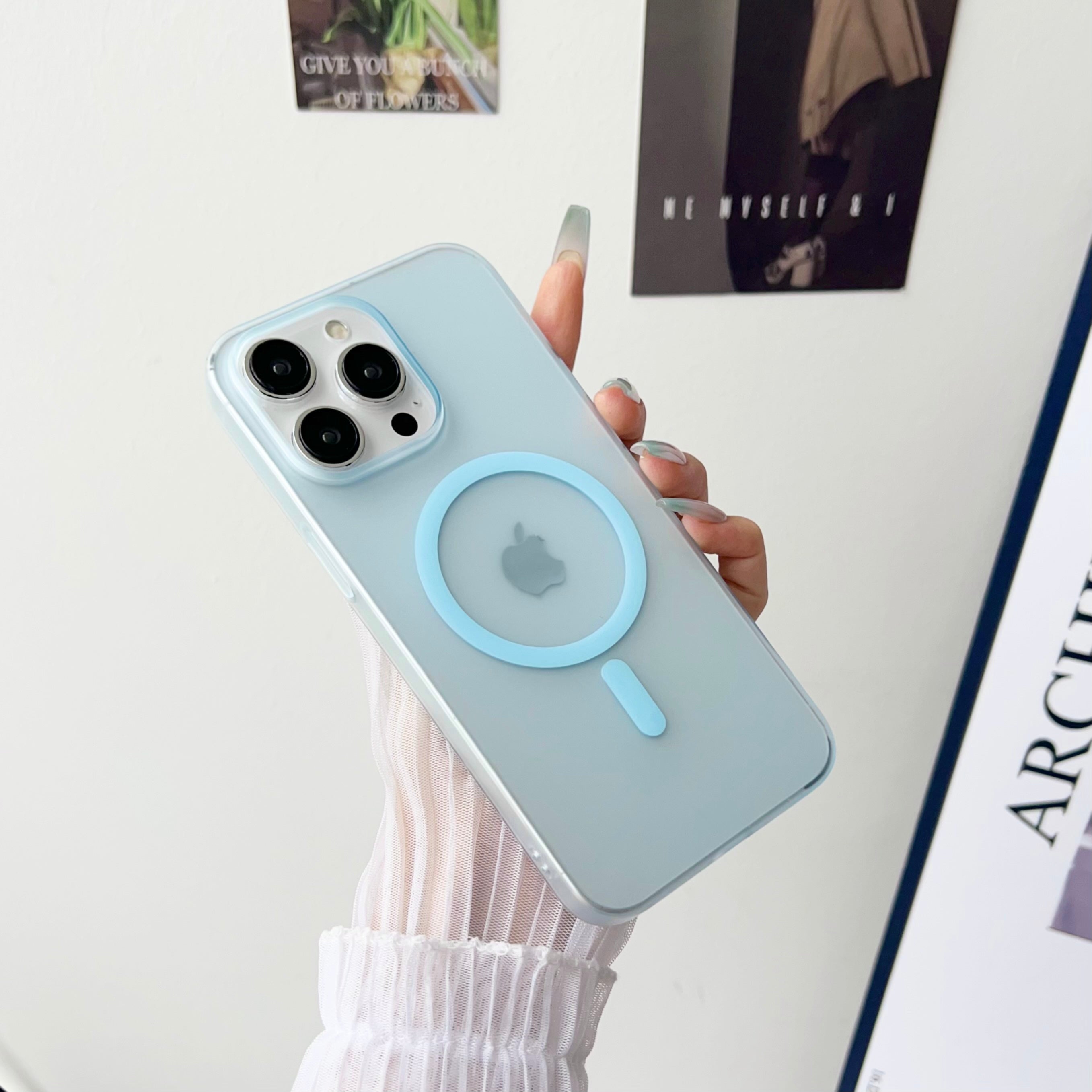 Transparente Magnetische Magsafe für Apple iPhone 17/17 Air, 16/16e, 15, 14, 13 Pro Max Plus Hülle | Durchsichtige Klare Case, Kabelloses Laden, Staubdicht, Wasserabweisend & Verbesserter Kameraschutz