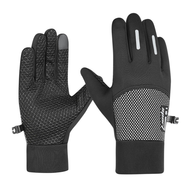 Hochwertige warme 3M-Laufhandschuhe für Radfahren, Touchscreen, Motorrad, Outdoor, Roller, winddicht, Sport, Reiten