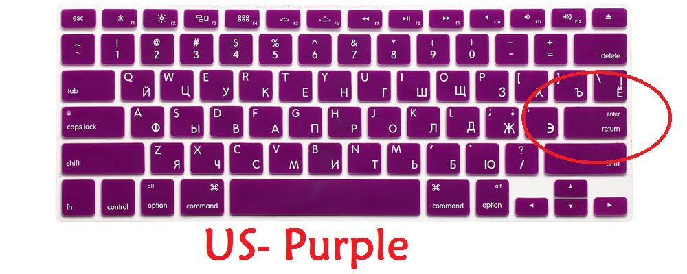 Premium Tastaturschutz-Skin für Macbook Air/Pro/M3/M2/M1: 16,14,13-inch | 2024/2023/2022/2020 Series Hochwertige Tastatur-Abdeckung