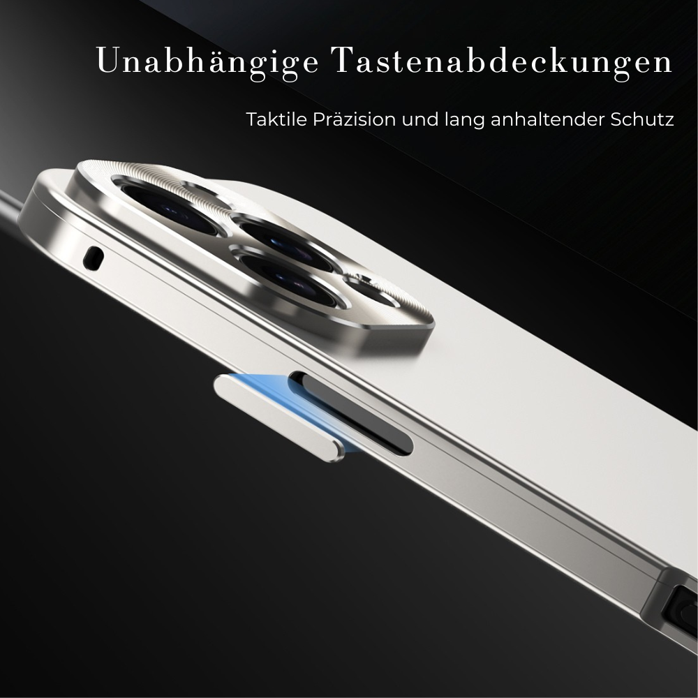 Luxury Shockproof Magnetic Phone Case - Slim Aluminum Frame with Full Lens Protection, Wireless Charging Compatible