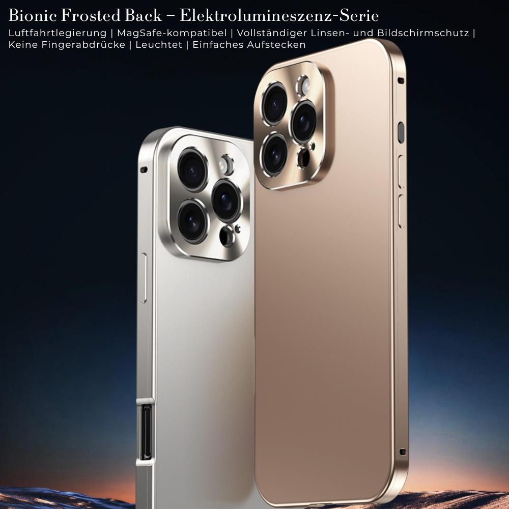 Luxury Shockproof Magnetic Phone Case - Slim Aluminum Frame with Full Lens Protection, Wireless Charging Compatible