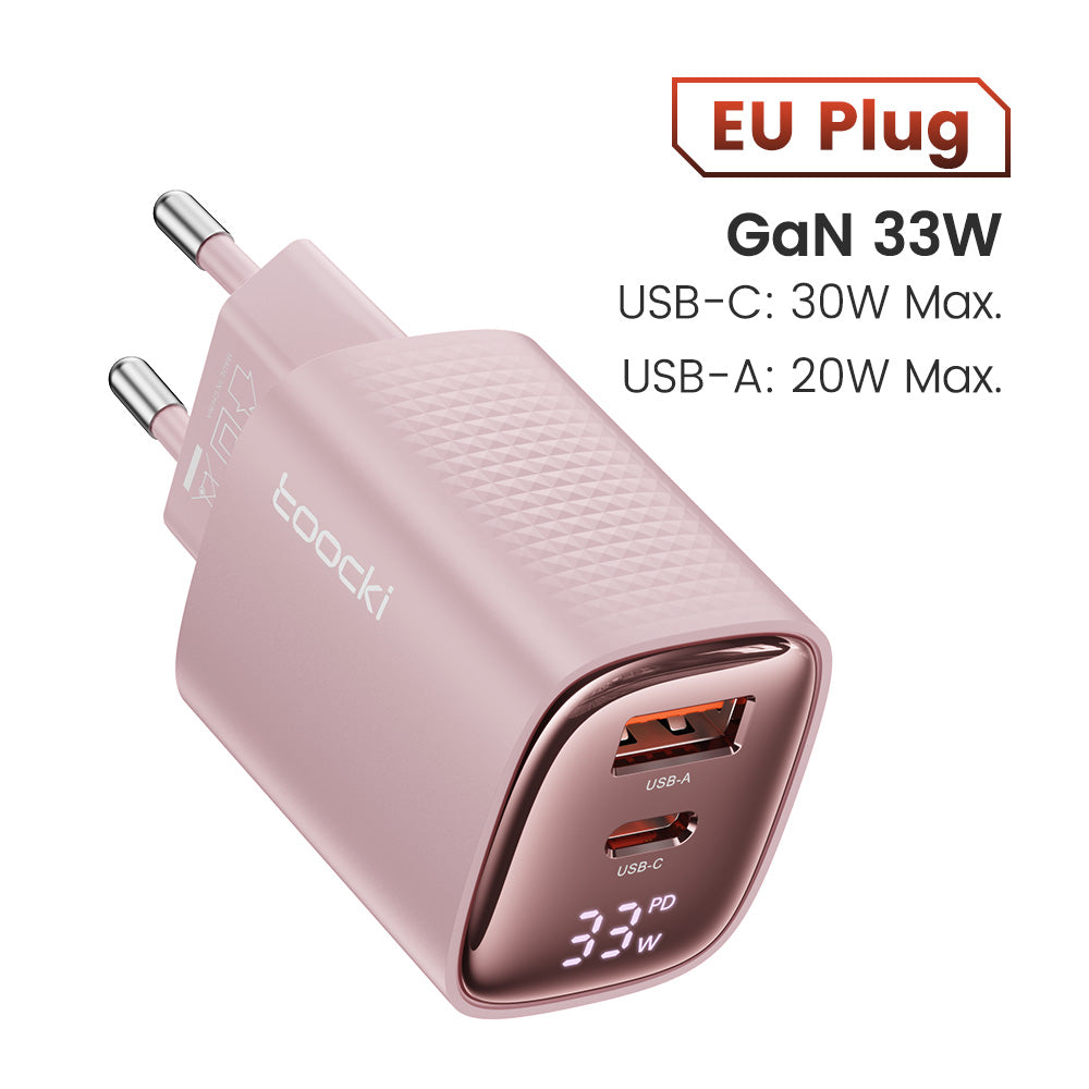 Premium Tech GAN USB Typ C Ladegerät 65W 45W PPS PD QC 4.0 | Schnellladegerät für Smartphones, Apple iPhone, Samsung, iOS & Android, MacBook, Laptop, iPad, AirPods, Tablet