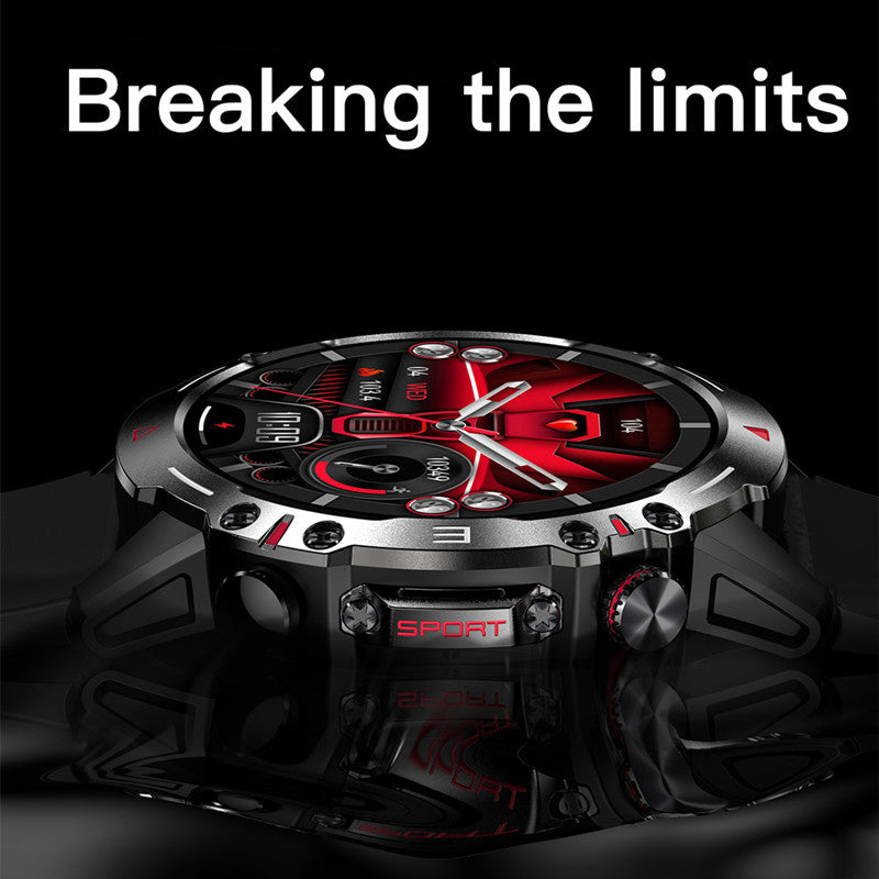 Premium Outdoor-Smartwatch mit GPS, Kompass, NFC-Zugang, IP68 Wasserdicht, Fitness- & Gesundheits-Tracker, 400mAh Akku, Herzfrequenzmesser – Robuste Full-Touch Uhr für Damen & Herren, Unisex-Design, ideal für Wandern, Sport & Alltag