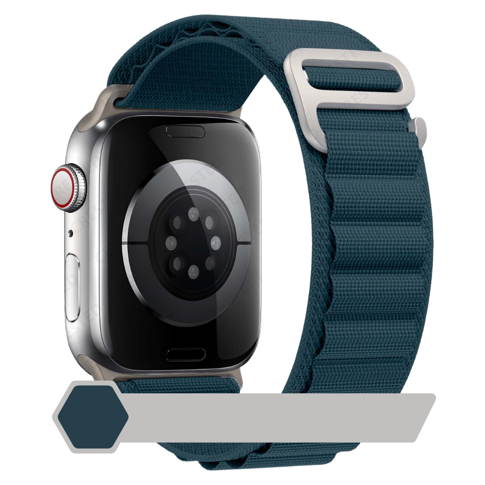 Armband für Apple Watch Serie 10/9/8/7/6/5/4/3/2/1 & Ultra 2/1, SE: 2024, 2023, 2022, 2021, 2020, 2019, | Alpin Loop Premium