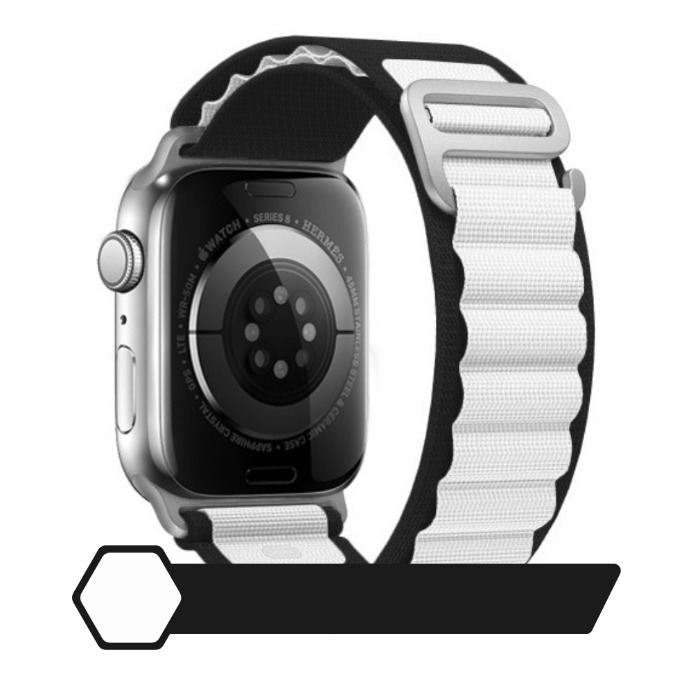 Armband für Apple Watch Serie 10/9/8/7/6/5/4/3/2/1 & Ultra 2/1, SE: 2024, 2023, 2022, 2021, 2020, 2019, | Alpin Loop Premium