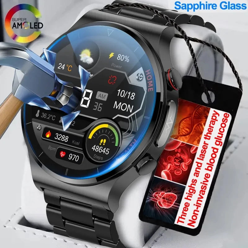 Premium Exclusive Smartwatch: Ideal for Sport, Business & Lifestyle | ECG, AMOLED HD, Bluetooth, GPS, Heart Rate | Limited Edition