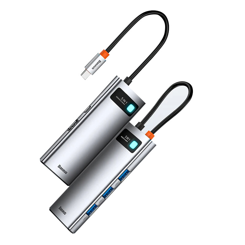 Premium USB C Hub 10Gbps: Typ-C zu HDMI, USB-Adapter, Ethernet-Port, Docking Station für MacBook Air, USB-Splitter – Kompatibel und Leistungsstark - Phone Heaven Zone