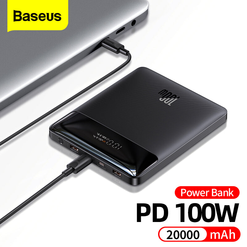 Premium 20000mAh Power Bank – Type C PD Fast Charging, Portable External Charger for Notebooks, Laptops, MacBook, Smartphones, Apple iPhone, Samsung, iOS & Android | Reliable Power On-the-Go