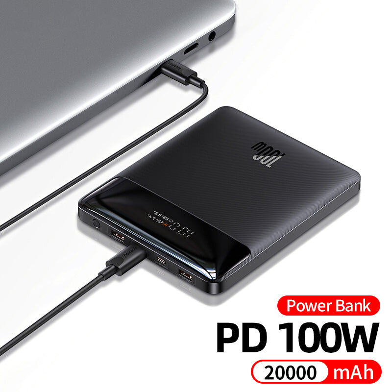 Premium 20000mAh Power Bank – Type C PD Fast Charging, Portable External Charger for Notebooks, Laptops, MacBook, Smartphones, Apple iPhone, Samsung, iOS & Android | Reliable Power On-the-Go