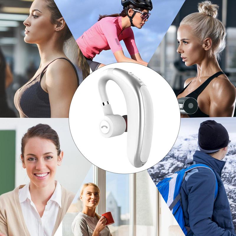 High-Quality Bluetooth Headphones: Wireless Earbuds Ear Hooks, Bluetooth 5.0, Microphone – 40 Hours Battery Life, Ideal for Fitness, Cycling, Sports | Compatible with Apple iPhone 16/15/14/13/12/11 Pro Max Plus Mini, Android, Samsung | Limited Edition