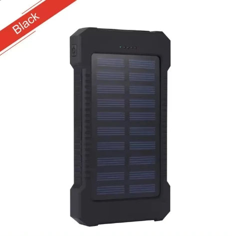 High-Quality Power Bank 20000mAh Solar Charger | Portable External Battery with 5V Fast Charging and Super Bright Flashlight for Smartphones, Apple iPhone, Samsung, iOS & Android  On-the-Go