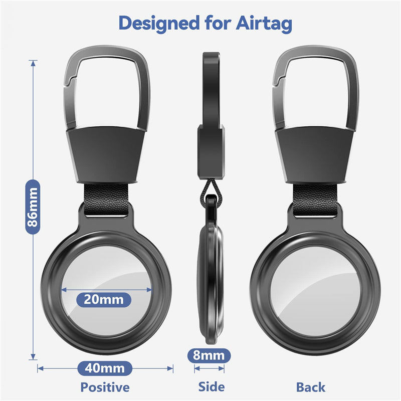 Premium™ AirTag metal case with keychain