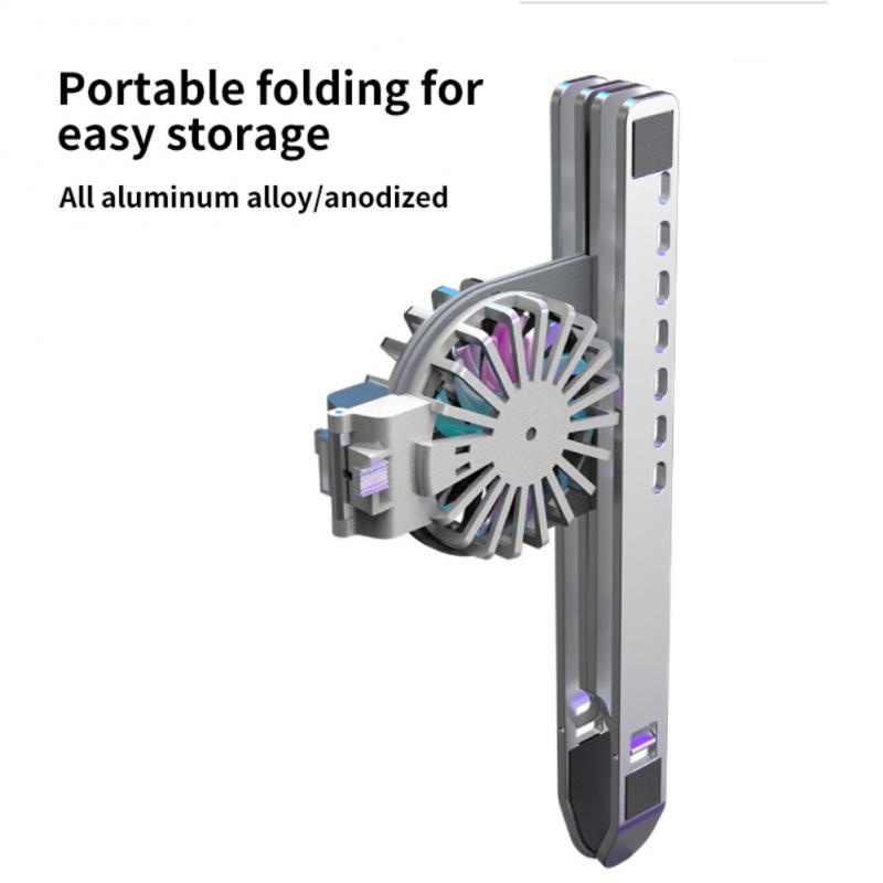 Premium Foldable Laptop and Tablet Stand with Cooling Fan: Ideal for Gaming Notebooks, MacBook Air/Pro/M3/M2/M1: 16,14,13-inch | 2024/2023/2022/2020 Series | Portable Accessory for Enhanced Cooling