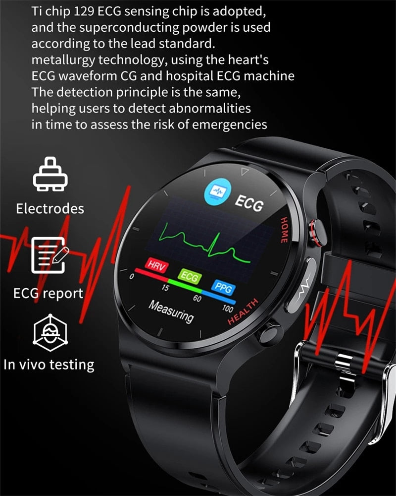 Premium Exclusive Smartwatch: Ideal for Sport, Business & Lifestyle | ECG, AMOLED HD, Bluetooth, GPS, Heart Rate | Limited Edition