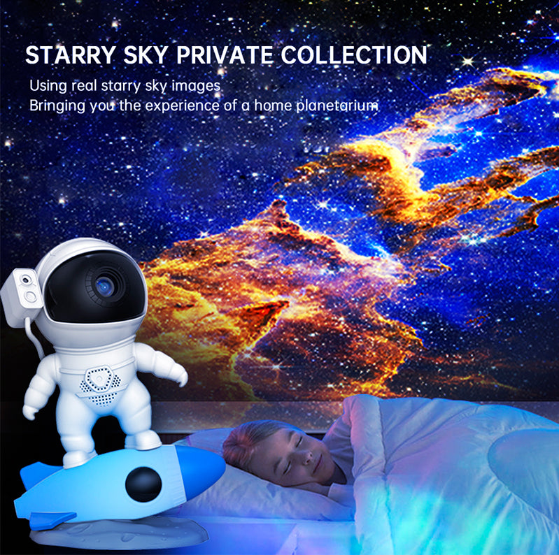 Hochwertiges Astronaut Sternenprojektor Nachtlicht mit Fernbedienung 