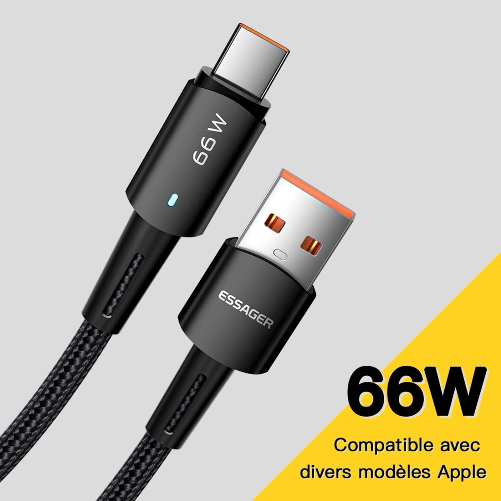 Premium USB-C Cable for Smartphones, Apple iPhone, Samsung, iOS & Android - Good Quality 20W Fast Charging Cable, Type C to Lightning Data Cable for iPad and MacBook