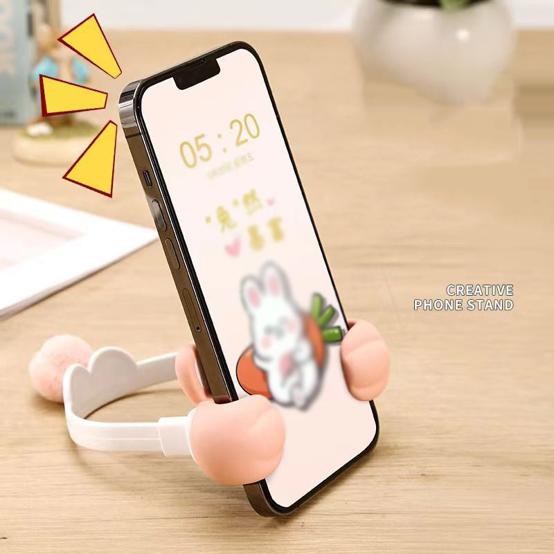 Luxury 'Thumbs Up' Design Smartphone Holder: Colorful, Compatible with Smartphones, Apple iPhone, Samsung, iOS & Android, iPad, Tablet – Desk Stand | Limited Edition