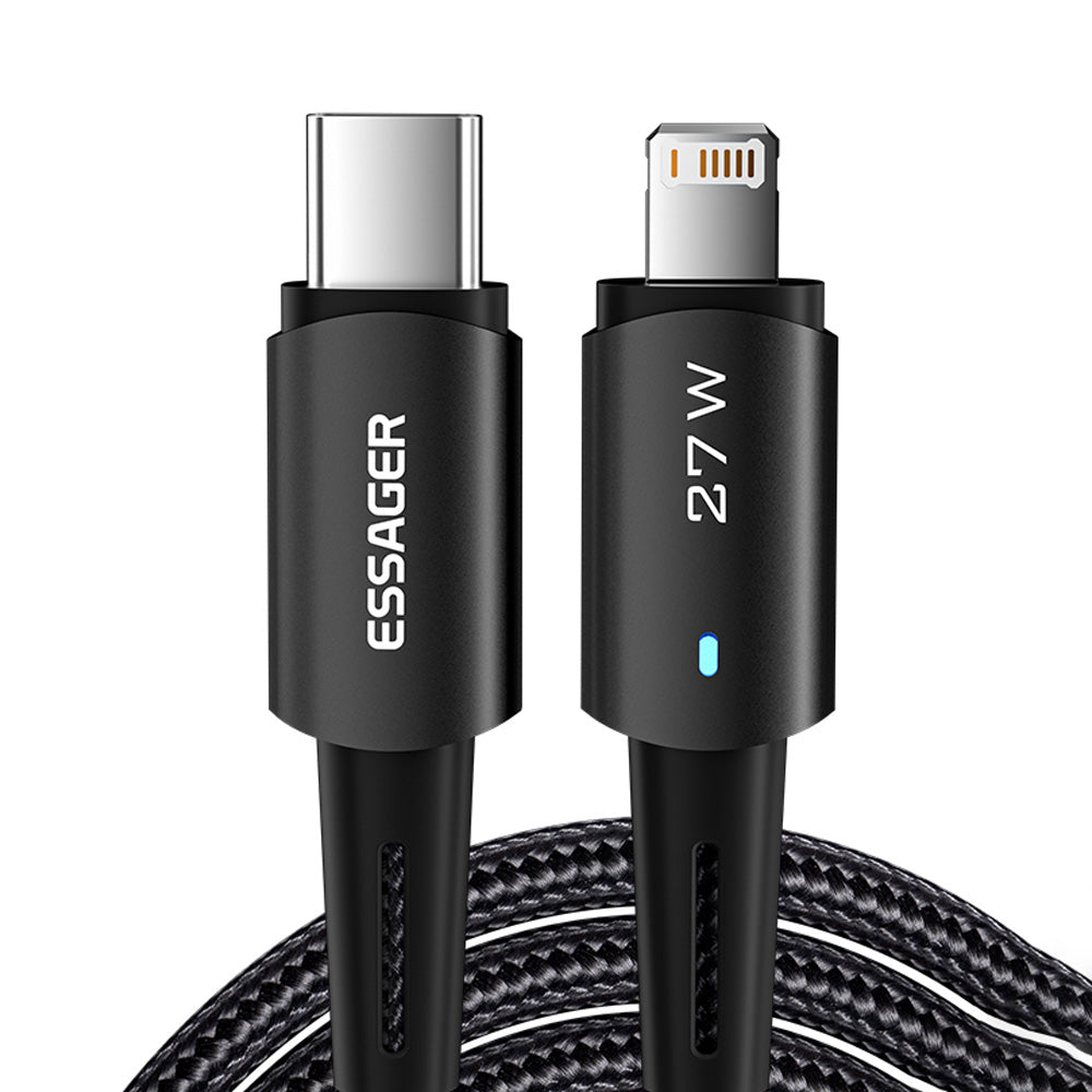 Essager USB-C Kabel für Apple iPhone 15 14 13 12 11 Pro Max XS - Gute Qualität 20W Schnellladekabel,Typ C zu Lightning