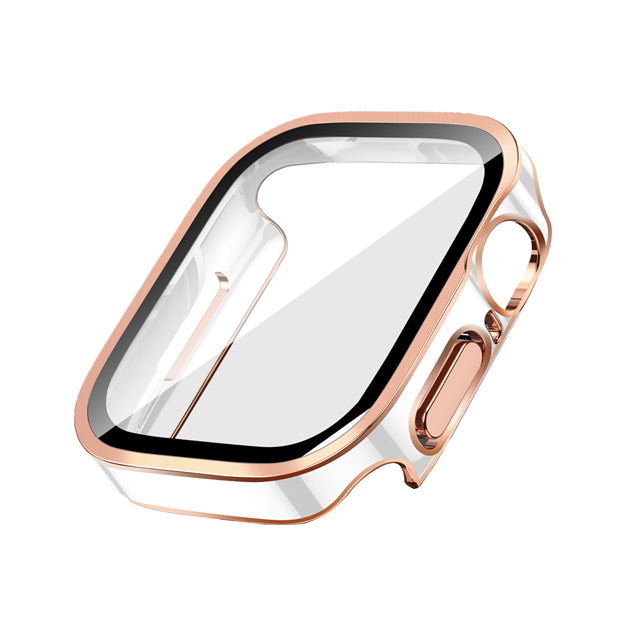 Premium Glass Case for Apple Watch Series 9/8/7/Ultra: 45mm, 41mm, 49mm, 44mm, 40mm | High-Quality Display Protection Case & Cover for iWatch 10/9/8/7/6/5/4/3/2/1 & Ultra 2/1, SE: 2024, 2023, 2022, 2021, 2020, 2019, 2018, 2017, 2016,