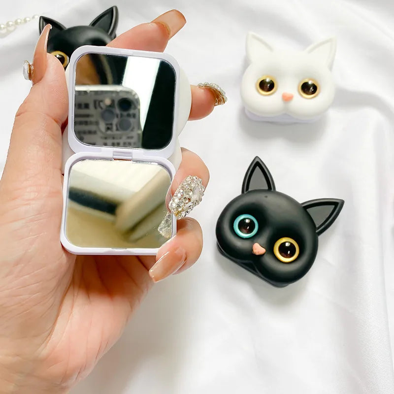 Luxury Air Sac Phone Holder Griptok with Kawaii 3D Cat Handy Finger Ring | Stand Grip Tok Handy Accessory for Smartphones, Apple iPhone, Samsung, iOS & Android | Stylish Phone Ring Holder