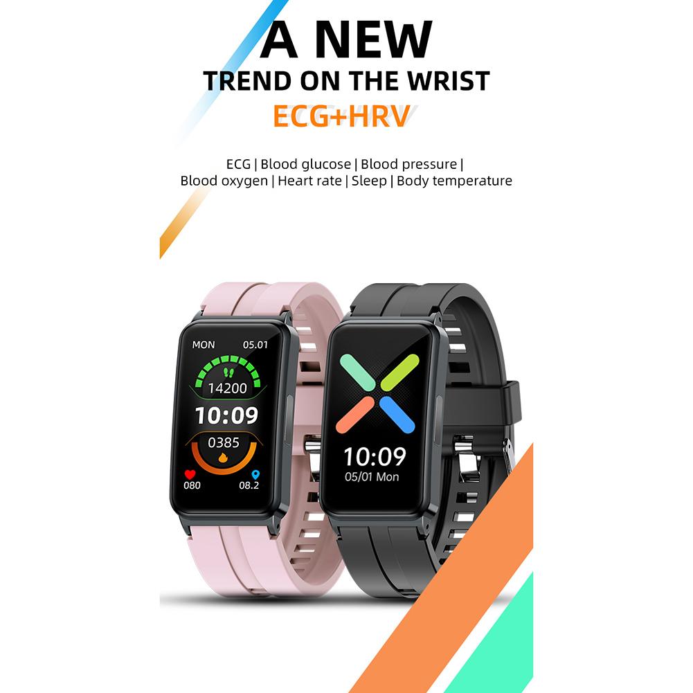 Premium Luxury Non-Invasive Blood Glucose Smartwatch for Women EKG PPG Heart Rate HRV Health Brand | Men Fitness Tracker Ladies Smartwatch