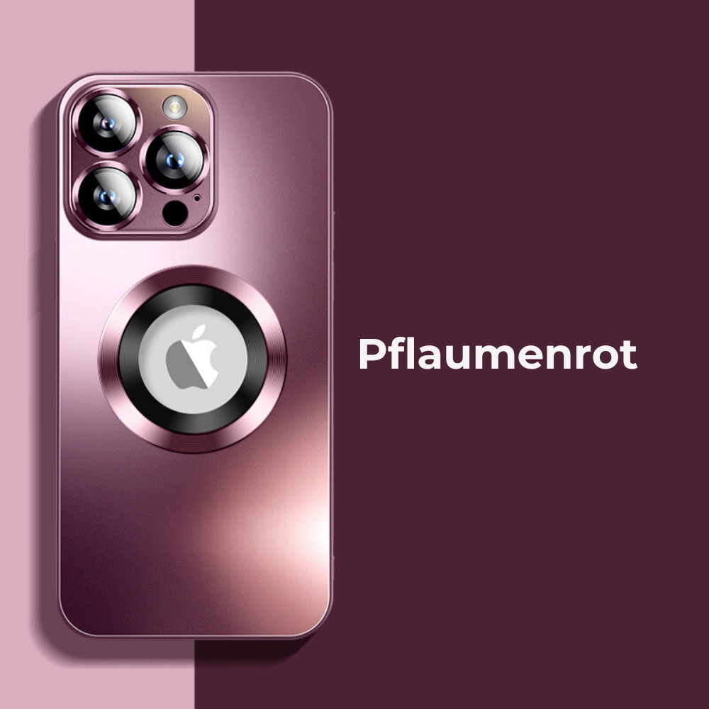 Hochwertige Matte Magnetische iPhone-Hülle mit MagSafe Case für Apple iPhone 17/17 Air, 16/16e, 15, 14, 13 Pro Max Plus | Glasobjektiv-Kameraschutzabdeckung, Panzer-Schutzhülle, Stoßfest und Stilvolle Handyhülle | Tasche in limitierter Auflage