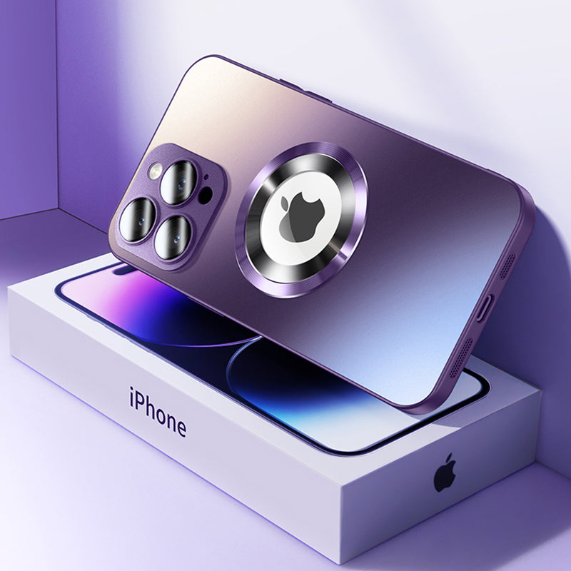 Hochwertige Matte Magnetische iPhone-Hülle mit MagSafe Case für Apple iPhone 17/17 Air, 16/16e, 15, 14, 13 Pro Max Plus | Glasobjektiv-Kameraschutzabdeckung, Panzer-Schutzhülle, Stoßfest und Stilvolle Handyhülle | Tasche in limitierter Auflage