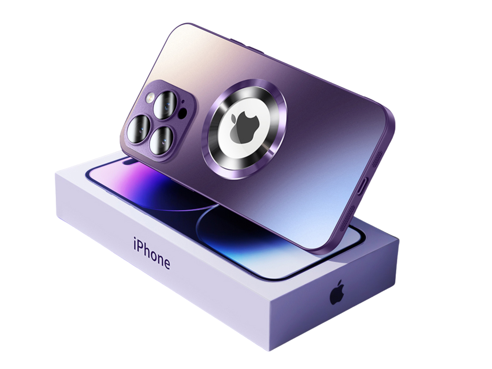 Hochwertige Matte Magnetische iPhone-Hülle mit MagSafe Case für Apple iPhone 17/17 Air, 16/16e, 15, 14, 13 Pro Max Plus | Glasobjektiv-Kameraschutzabdeckung, Panzer-Schutzhülle, Stoßfest und Stilvolle Handyhülle | Tasche in limitierter Auflage