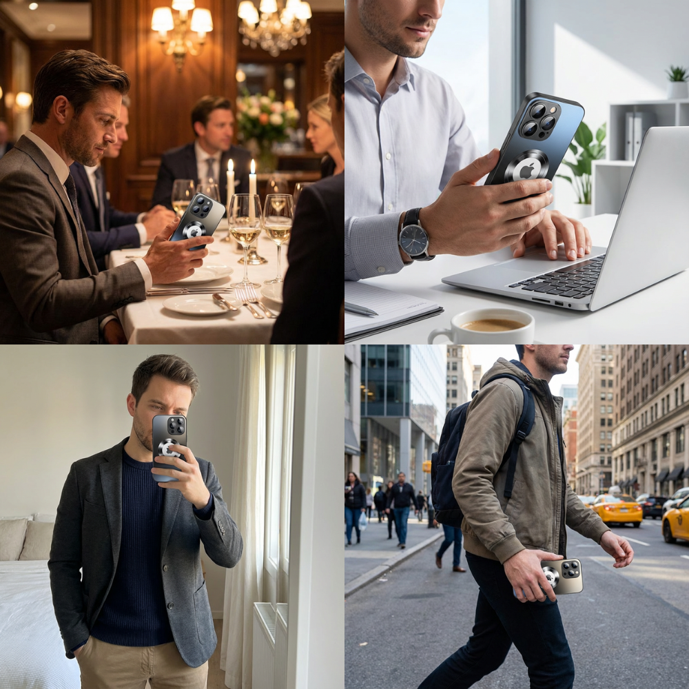 Hochwertige Matte Magnetische iPhone-Hülle mit MagSafe Case für Apple iPhone 17/17 Air, 16/16e, 15, 14, 13 Pro Max Plus | Glasobjektiv-Kameraschutzabdeckung, Panzer-Schutzhülle, Stoßfest und Stilvolle Handyhülle | Tasche in limitierter Auflage