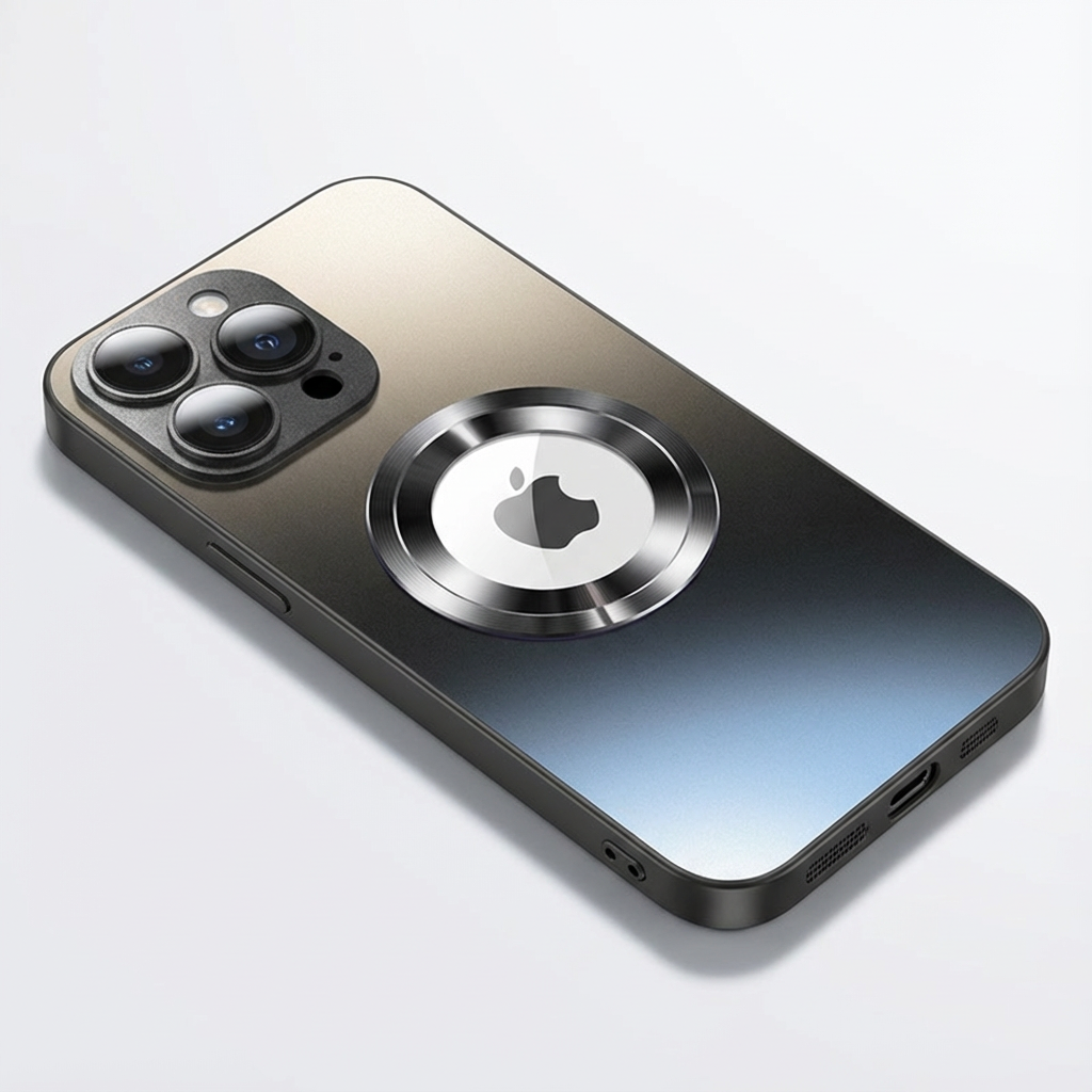 Hochwertige Matte Magnetische iPhone-Hülle mit MagSafe Case für Apple iPhone 17/17 Air, 16/16e, 15, 14, 13 Pro Max Plus | Glasobjektiv-Kameraschutzabdeckung, Panzer-Schutzhülle, Stoßfest und Stilvolle Handyhülle | Tasche in limitierter Auflage