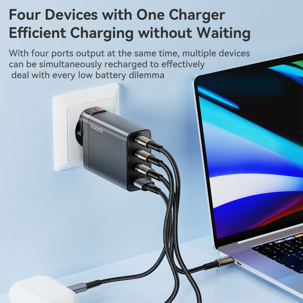 High-Quality 67W GAN USB C Charger Fast Charger 65W QC 4.0 PD 3.0 45W USB C Type C Fast Charger for Smartphones, Apple iPhone, Samsung, iOS &amp; Android MacBook